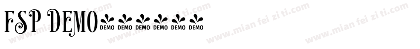 FSP DEMO字体转换